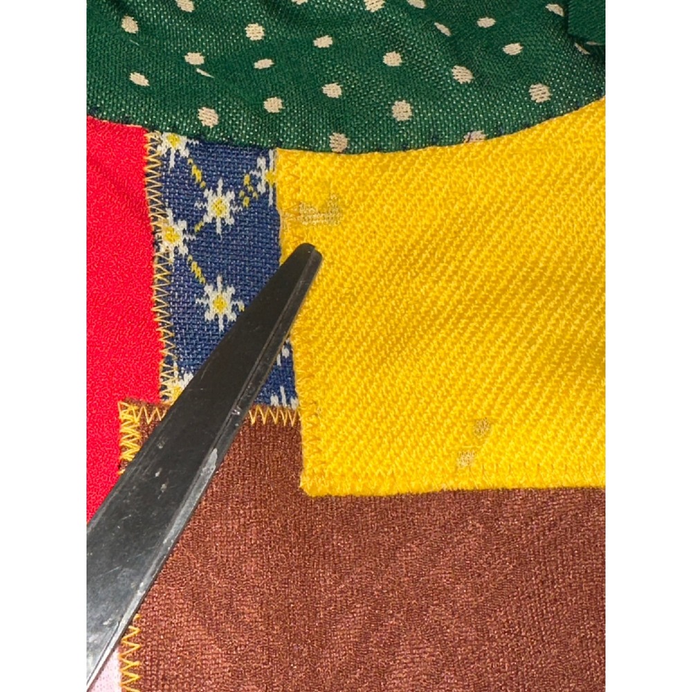 Crazy Quilt 70's Patchwork Pieced Jacket - image 11